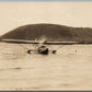 SEAPLANE AIRCRAFT VINTAGE REAL PHOTO POSTCARD RPPC