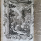 1770 BIBLE in GERMAN & LATIN ILLUSTRATED 2 FOLIO VOLUMES antique PIGSKIN BINDING