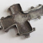 18th CENTURY UNUSUAL RUSSIAN SILVER NECK ICON CROSS ANTIQUE PENDANT