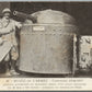 CAPTURED GERMAN REVOLVER CANNON in FRENCH ARMY MUSEUM ANTIQUE POSTCARD