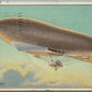 FRENCH DIRIGIBLE LA REPUBLIQUE WWI ERA ANTIQUE POSTCARD early aviation