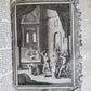1770 BIBLE in LATIN - GERMAN ILLUSTRATED MASSIVE FOLIOS 2 volumes antique