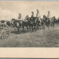 CAVALRY on MARCH ANTIQUE POSTCARD