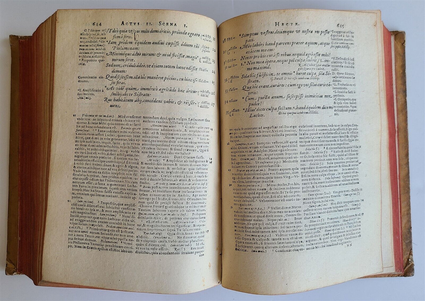 1560 TERENCE COMEDIES COMMENTARIES POETRY antique Publius Terentius Afer