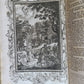 1770 BIBLE in GERMAN & LATIN ILLUSTRATED 2 FOLIO VOLUMES antique PIGSKIN BINDING