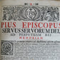 1751 - 1786 MISSALE ROMANO-SERAPHICUM antique FOLIO w/ METAL CORNERS & CLASPS