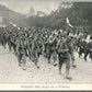 1914 MILITARY PARADE IN PRAGUE CZECHOSLOVAKIA WWI ERA ANTIQUE POSTCARD