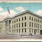 WEST NEW YORK NJ MUNICIPAL BUILDING ANTIQUE POSTCARD