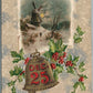 JOYFUL CHRISTMAS JOHN WINSCH 1910 ANTIQUE POSTCARD