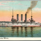 US BATTLESHIP MAINE ANTIQUE POSTCARD