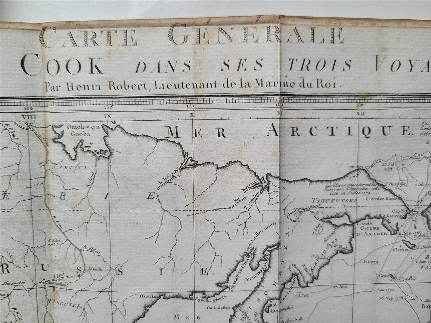 1817 3 VOYAGES of CAPTAIN COOK 6 vols ILLUSTRATED w/ WORLD MAP antique in FRENCH