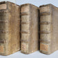 1631-1634 SERMONS by Jesuit Matthias Faber in LATIN antique PIGSKIN FOLIO 3 VOLS