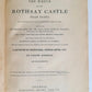 1834 NARRATIVE of WRECK of ROTHSAY CASTLE STEAM PACKET ADSHEAD antique SHIPWRECK