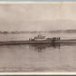 FRENCH SUBMARINE SOUS MARIN TURQUOISE ANTIQUE REAL PHOTO POSTCARD RPPC