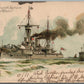 SM PANZERSCHIFF KURFURST FRIEDRICH WILHELM SHIP ANTIQUE POSTCARD