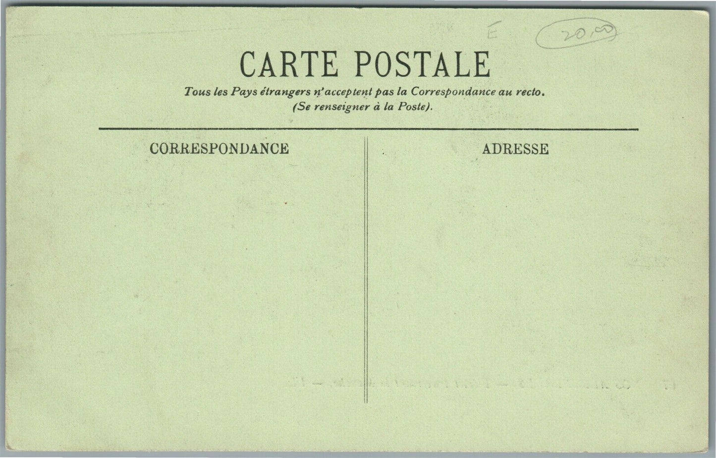 FRENCH AEROPLANE NAVAL BATTLE ANTIQUE POSTCARD