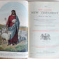 1950s BIBLE OLIVE WOOD COVERS NEW TESTAMENT vintage in ENGLISH