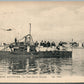FRENCH SUBMARINE MARINE MILITAIRE LE SOUS MARIN DORADE ANTIQUE POSTCARD