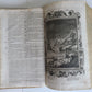 1770 BIBLE in GERMAN & LATIN ILLUSTRATED 2 FOLIO VOLUMES antique PIGSKIN BINDING