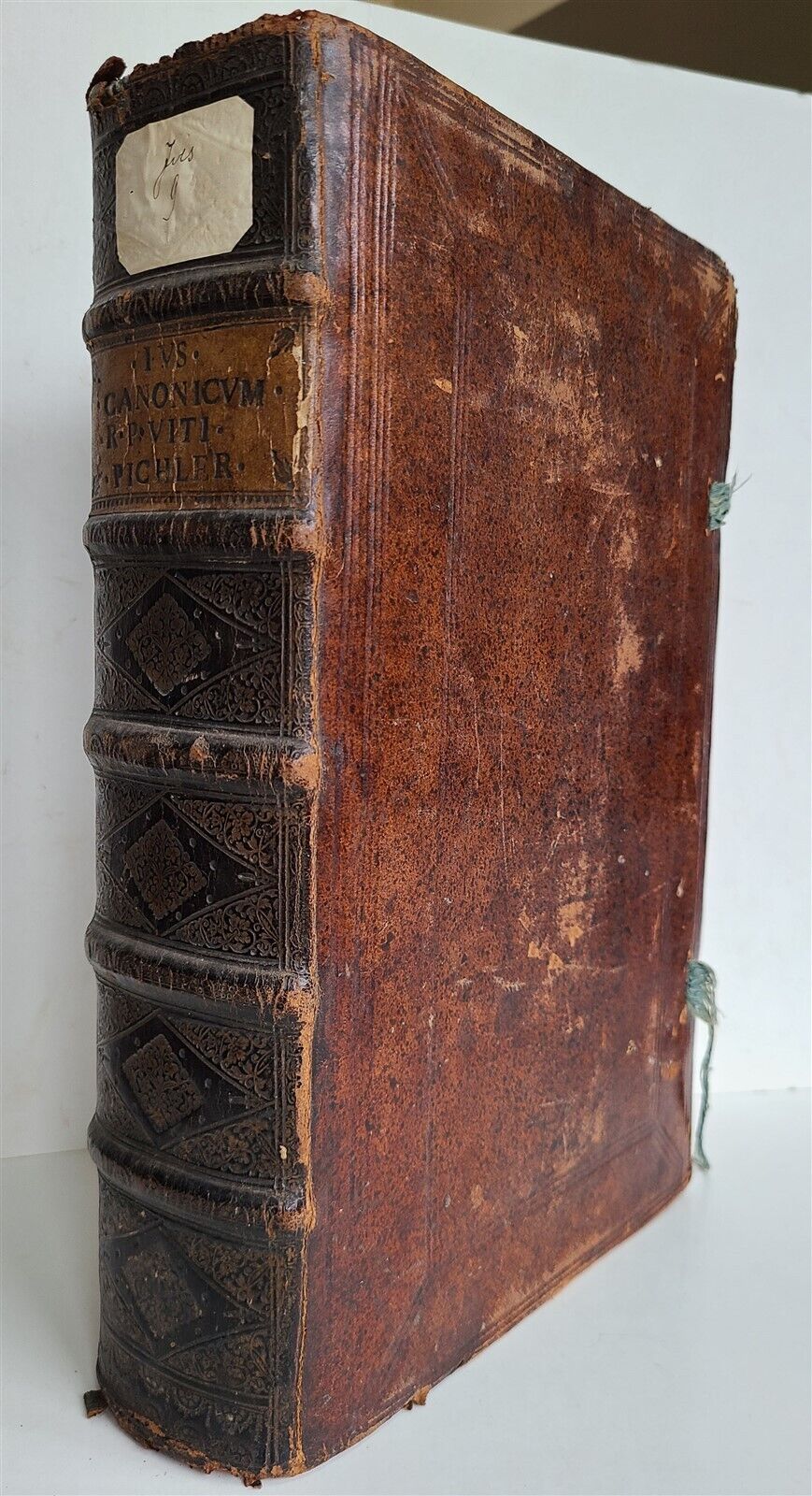 1723 CANON LAW Summa Jurisprudentiae Sacrae Universae antique FOLIO V. Pichler