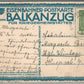 CZECH AUSTRIAN RAILROAD BRIDGE CONSTRUCTION WWI ERA ANTIQUE POSTCARD