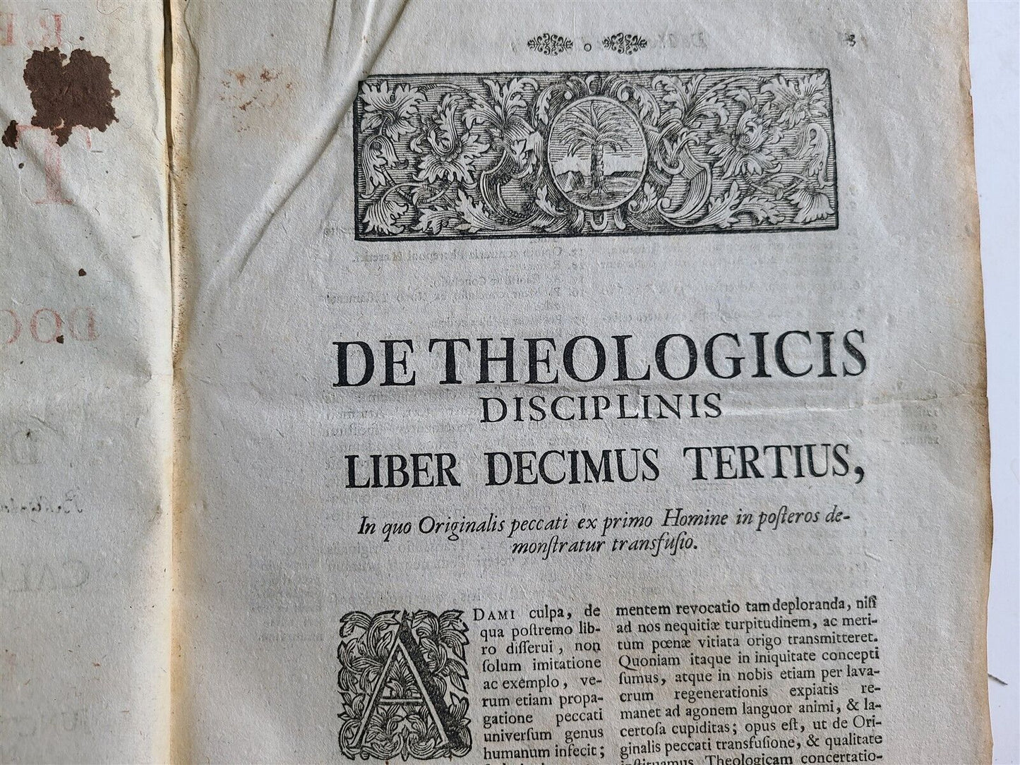 1749-50 THEOLOGY Theologia historico-dogmatico-scholastica 5 FOLIO VOLS antique