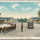 CAMP JOHNSTON FL A COMPANY STREET ANTIQUE POSTCARD