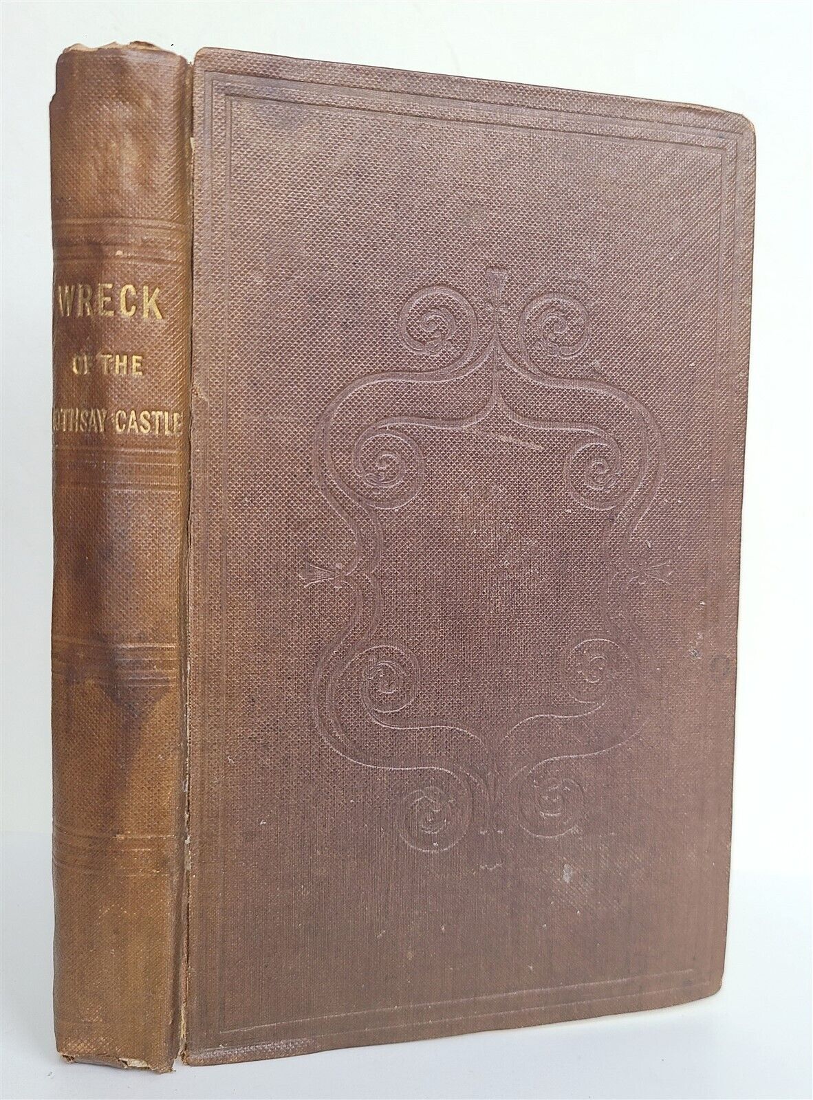 1834 NARRATIVE of WRECK of ROTHSAY CASTLE STEAM PACKET ADSHEAD antique SHIPWRECK