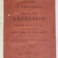 1866 SIX DAYS on THE MAST Narrative of EXCELSIOR LOSS antique BRITISH SHIPWRECK