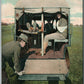 US ARMY AUTO AMBULANCE ANTIQUE POSTCARD