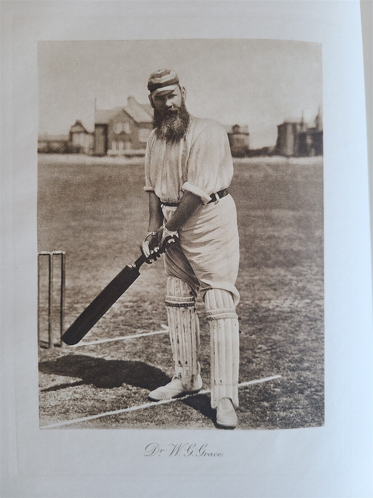 BRITISH SPORTS & SPORTSMEN antique CRICKET & FOOTBALL ILLUSTRATED MASSIVE FOLIO