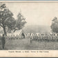 GUARD MOUNT AMERICAN CAMP DAILY SCENE 1916 ANTIQUE POSTCARD