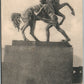 ST. PETERSBURG RUSSIA STATUE AT THE ANICHKOV BRIDGE ANTIQUE POSTCARD