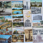 Lot of 510 ANTIQUE & VINTAGE POSTCARDS RPPC TOWN VIEWS GREETINGS mix