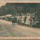 GERMAN ARMY on the MARCH TO WARSAW POLAND ANTIQUE POSTCARD
