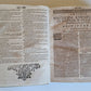 1701 COLLECTION of REPORTS ON RELIGIOUS EVENTS of 15TH CENTURY antique PIGSKIN