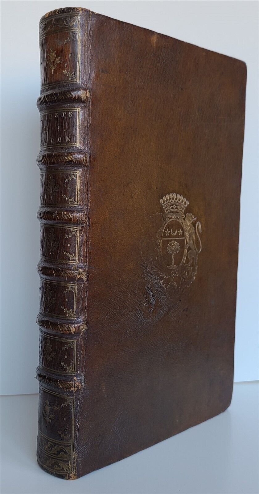 1568 NOTABLE JUDGMENTS OF SOVEREIGN COURTS OF FRANCE antique ARMORIAL BINDING