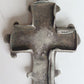 18th CENTURY UNUSUAL RUSSIAN SILVER NECK ICON CROSS ANTIQUE PENDANT
