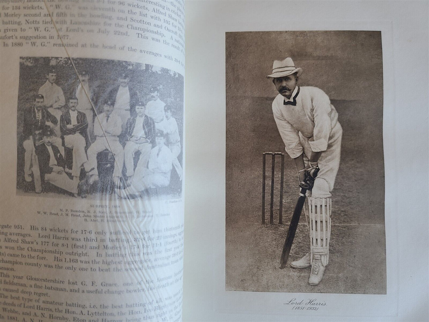 BRITISH SPORTS & SPORTSMEN antique CRICKET & FOOTBALL ILLUSTRATED MASSIVE FOLIO