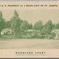 ST.JOSEPH MO WOODLAND COURT ANTIQUE POSTCARD