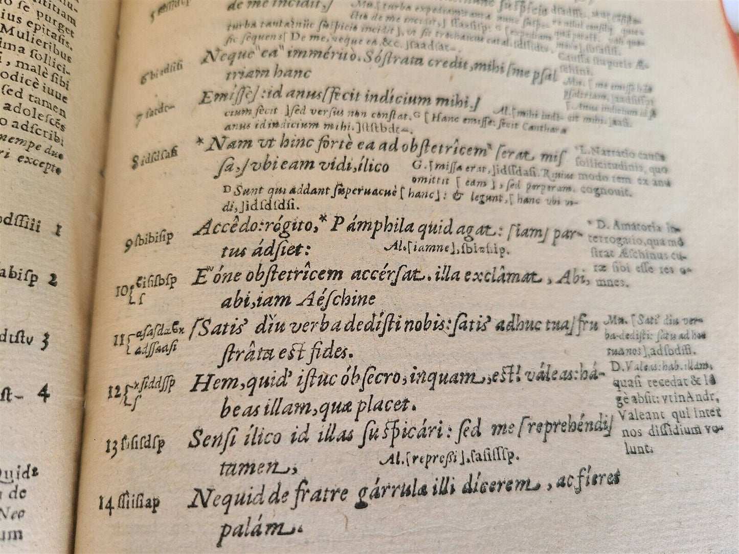 1560 TERENCE COMEDIES COMMENTARIES POETRY antique Publius Terentius Afer