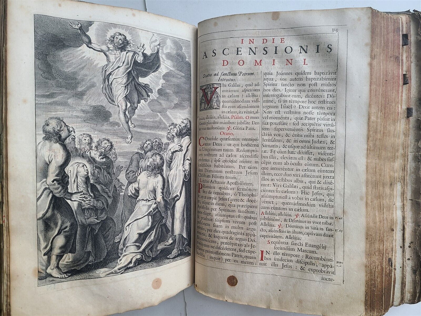 1694 MISSALE ROMANUM antique FOLIO illustrated