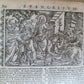 1648 BIBLE ILLUSTRATED in LATIN antique VELLUM BOUND BIBLIA SACRA