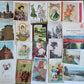 Lot of 510 ANTIQUE & VINTAGE POSTCARDS RPPC TOWN VIEWS GREETINGS mix
