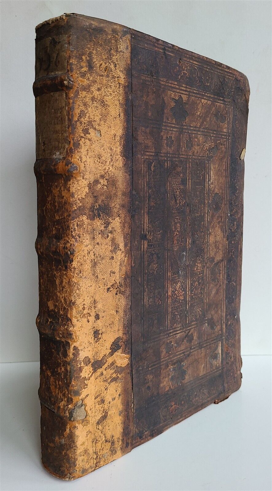 1542 BIBLE COMMENTARY by Dionysius Cartusianus antique FOLIO Commentariorum opus