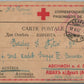 PRISONERS OF WAR RED CROSS ANTIQUE POSTCARD SERBIAN POW to AUSTRIA
