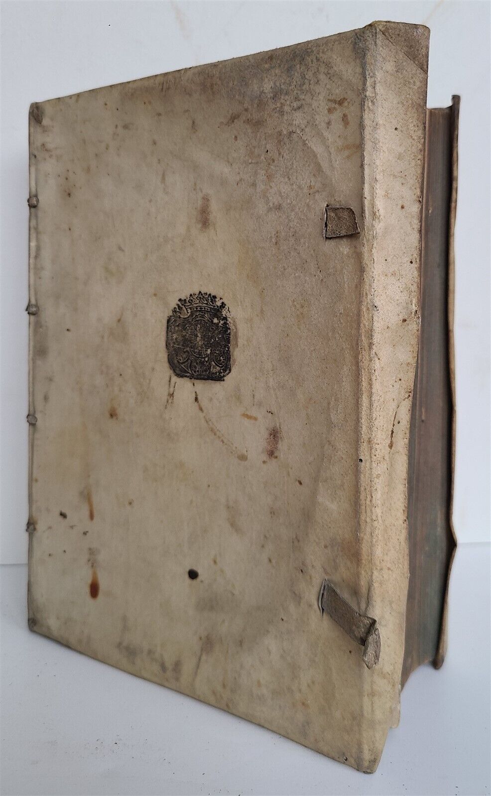 1586 LAW BOOK Tractatuum & Commentariorum de Transactionibus antique VELLUM