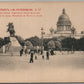 ST. PETERSBURG RUSSIA ISAAKEVSKII CATHEDRAL ANTIQUE POSTCARD