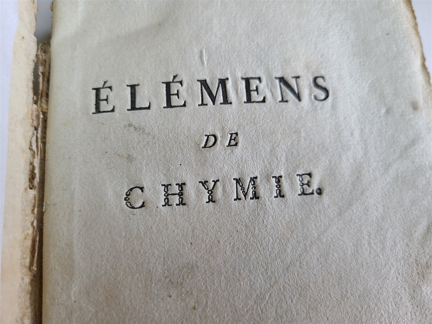 1777-1778 CHEMISTRY in FRENCH 3 VOLUMES antique Elemens de Chymie