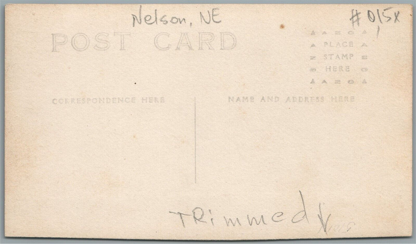 NELSON MO MAIN STREET ANTIQUE REAL PHOTO POSTCARD RPPC